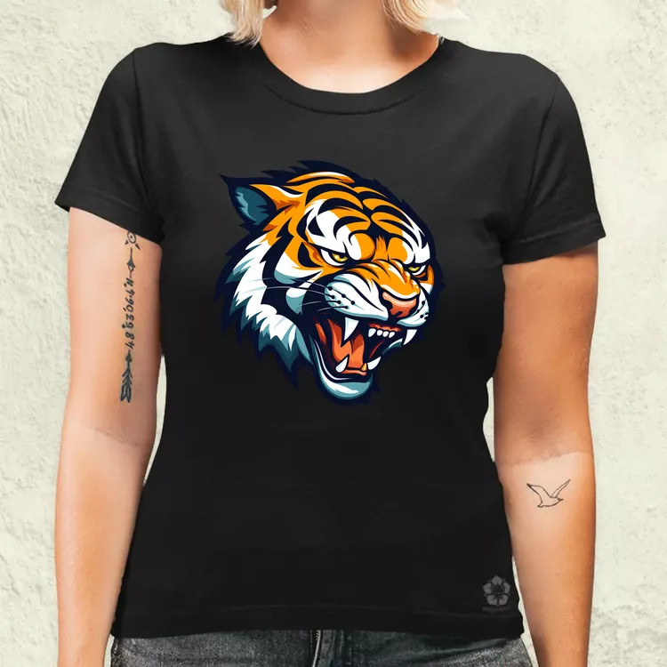 Morcos tigris v6 női póló