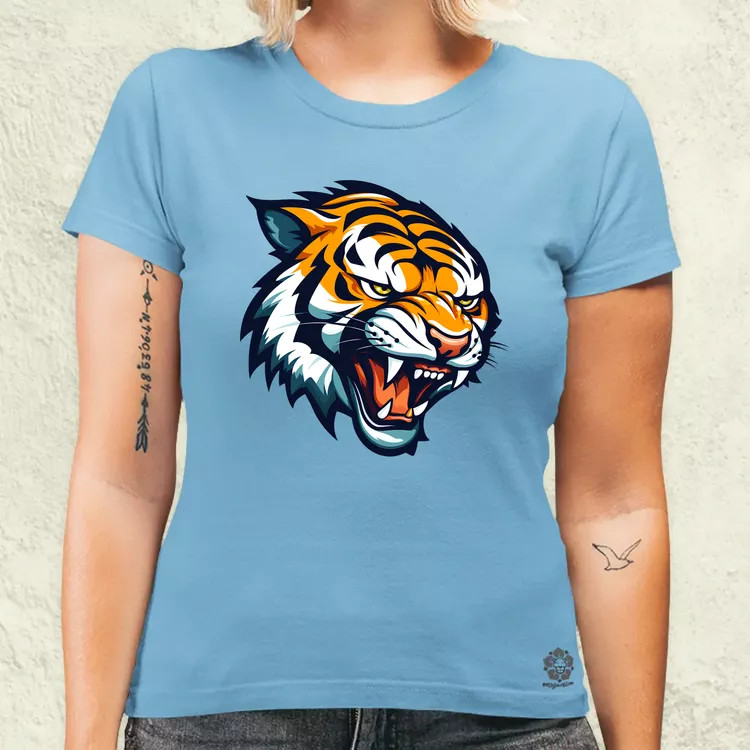 Morcos tigris v6 női póló
