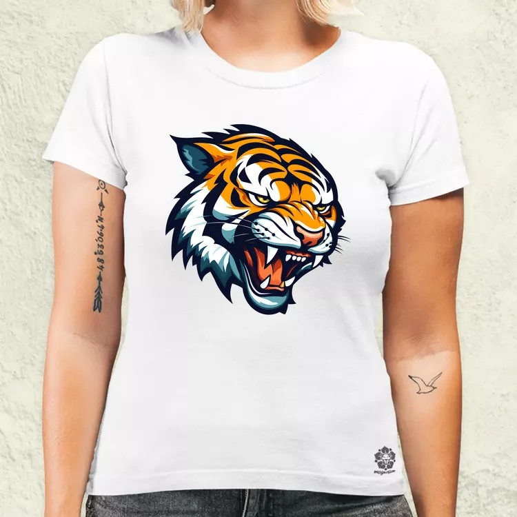 Morcos tigris v6 női póló