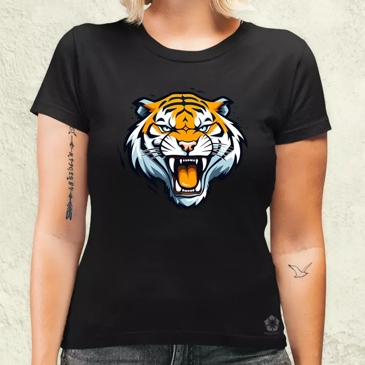 Morcos tigris v7 női póló