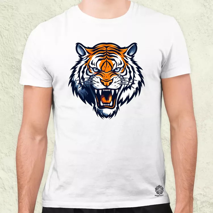 Morcos tigris v8 férfi póló