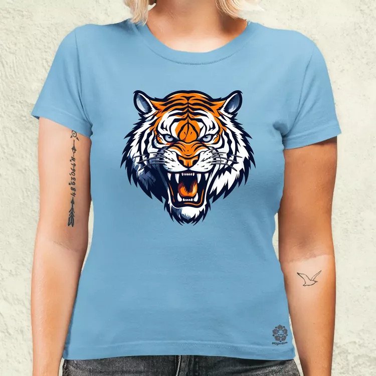 Morcos tigris v8 női póló