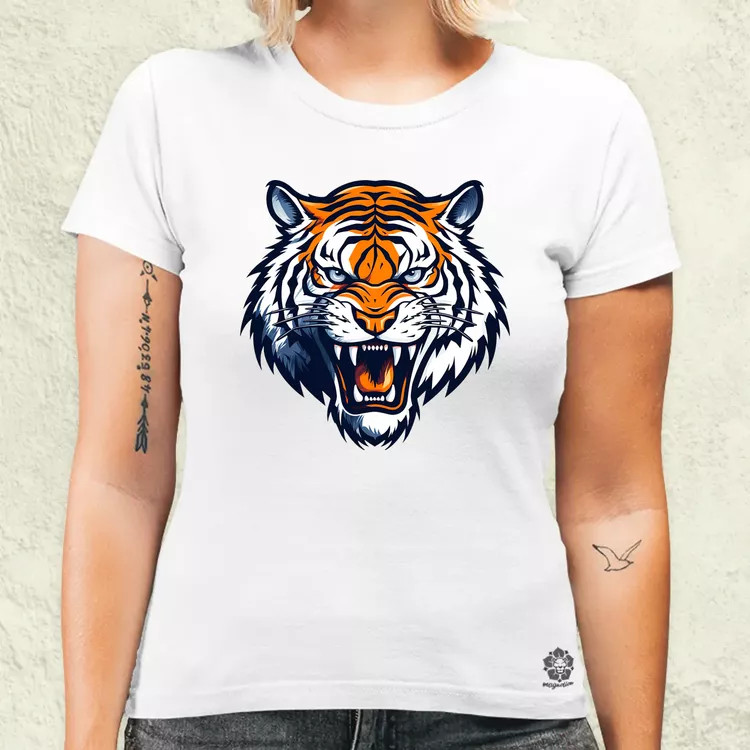 Morcos tigris v8 női póló