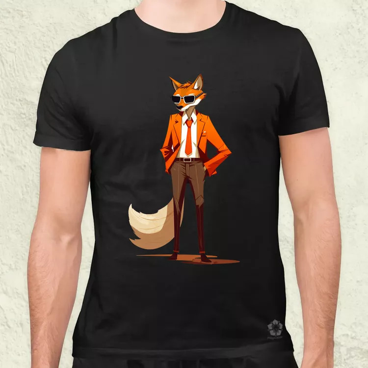 Mr Fox v4 férfi póló