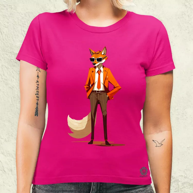 Mr Fox v4 női póló