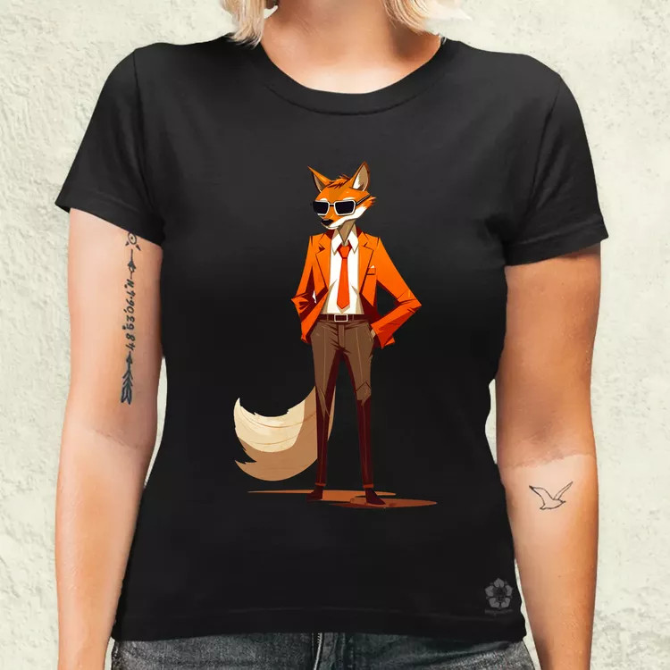 Mr Fox v4 női póló
