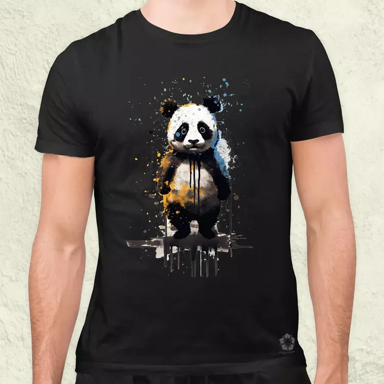 Neoexpresszionista panda v3 férfi póló