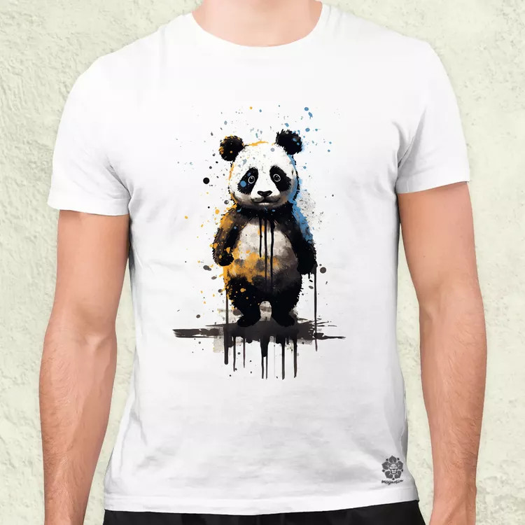 Neoexpresszionista panda v3 férfi póló