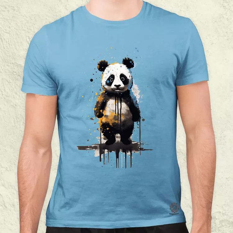 Neoexpresszionista panda v3 férfi póló