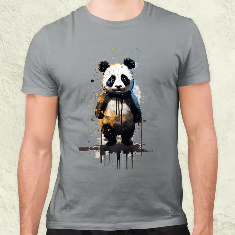 Neoexpresszionista panda v3 férfi póló