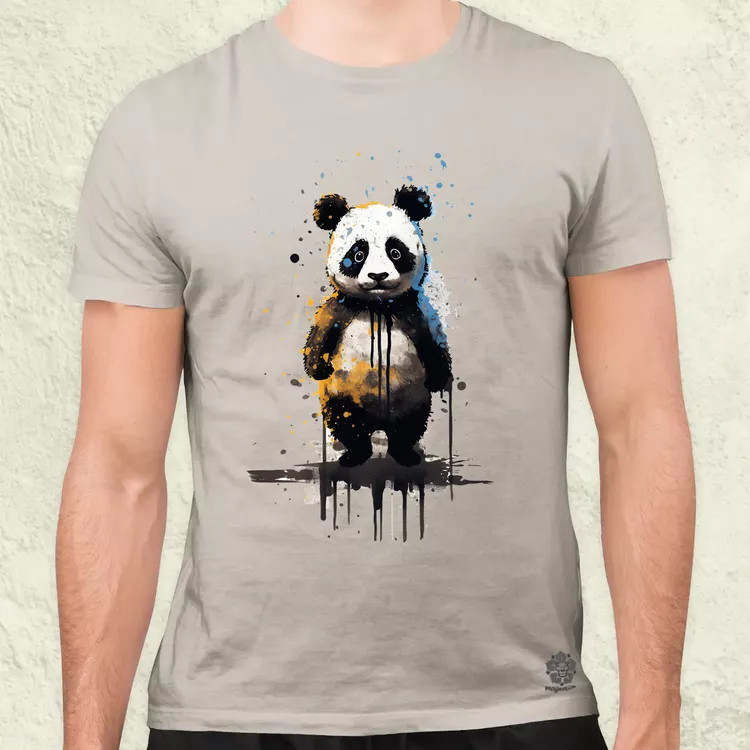 Neoexpresszionista panda v3 férfi póló