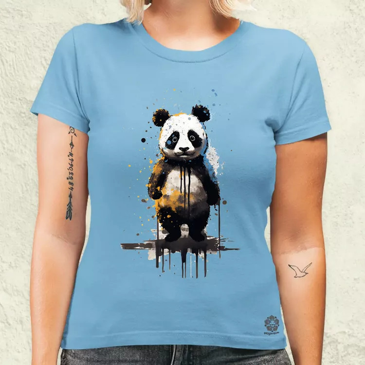 Neoexpresszionista panda v3 női póló