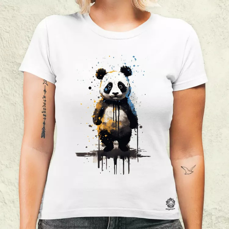 Neoexpresszionista panda v3 női póló