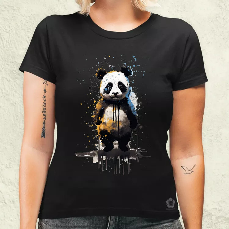 Neoexpresszionista panda v3 női póló