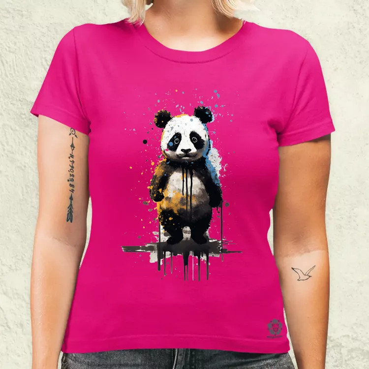 Neoexpresszionista panda v3 női póló