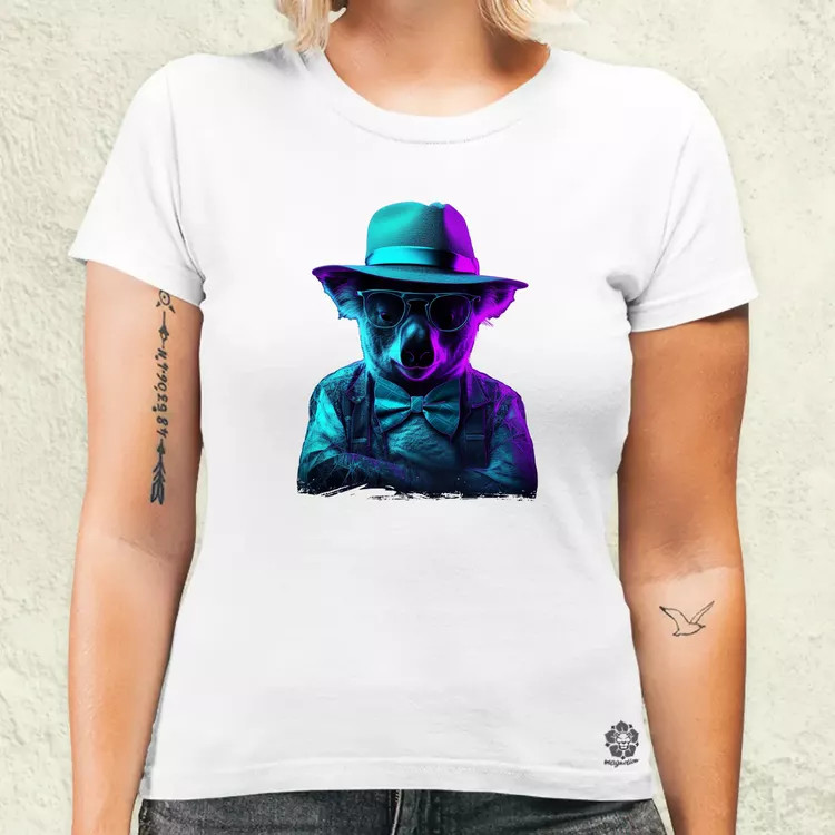 Neon gengszter koala női póló