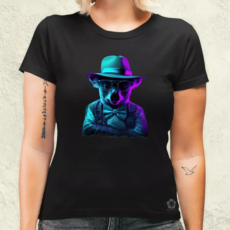 Neon gengszter koala női póló