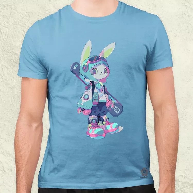 Ninja nyuszi v3 férfi póló