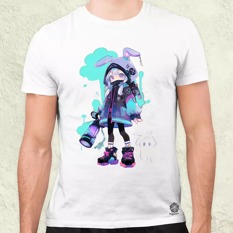 Ninja nyuszi v5 férfi póló