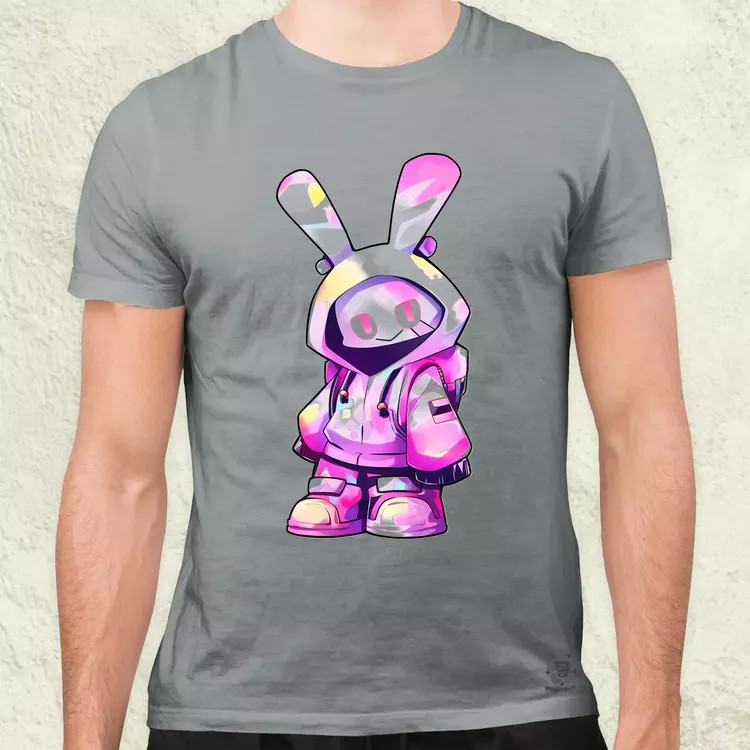 Ninja nyuszi v8 férfi póló
