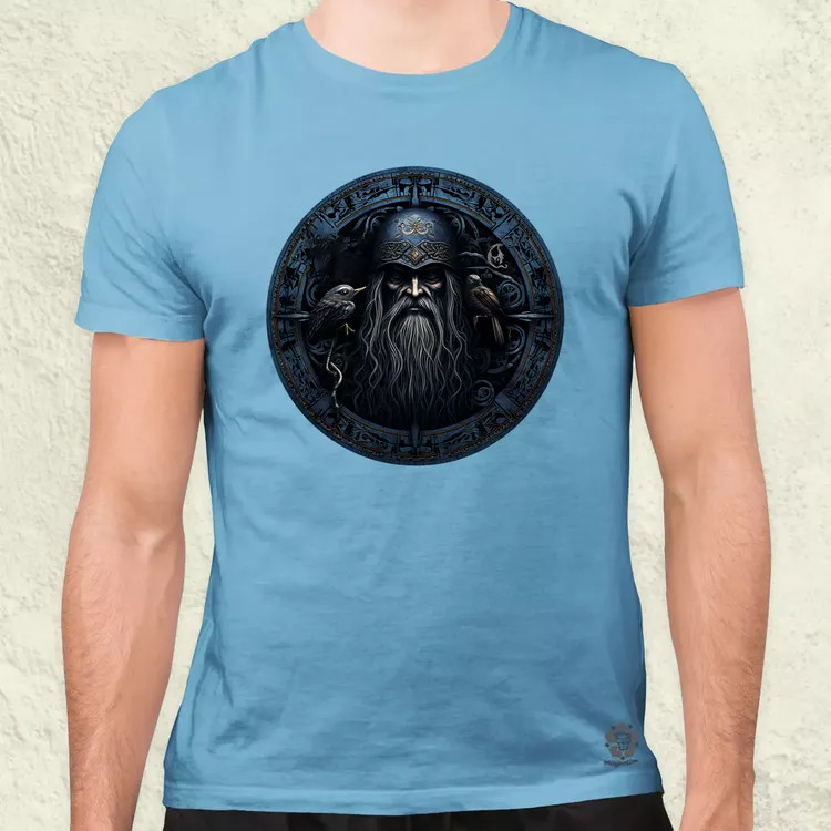 Odin és Hugin Munin amulett v5 férfi póló
