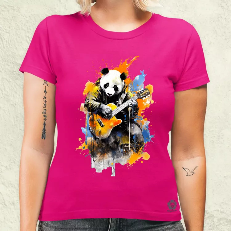 Panda Jam v1 női póló