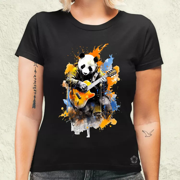 Panda Jam v1 női póló
