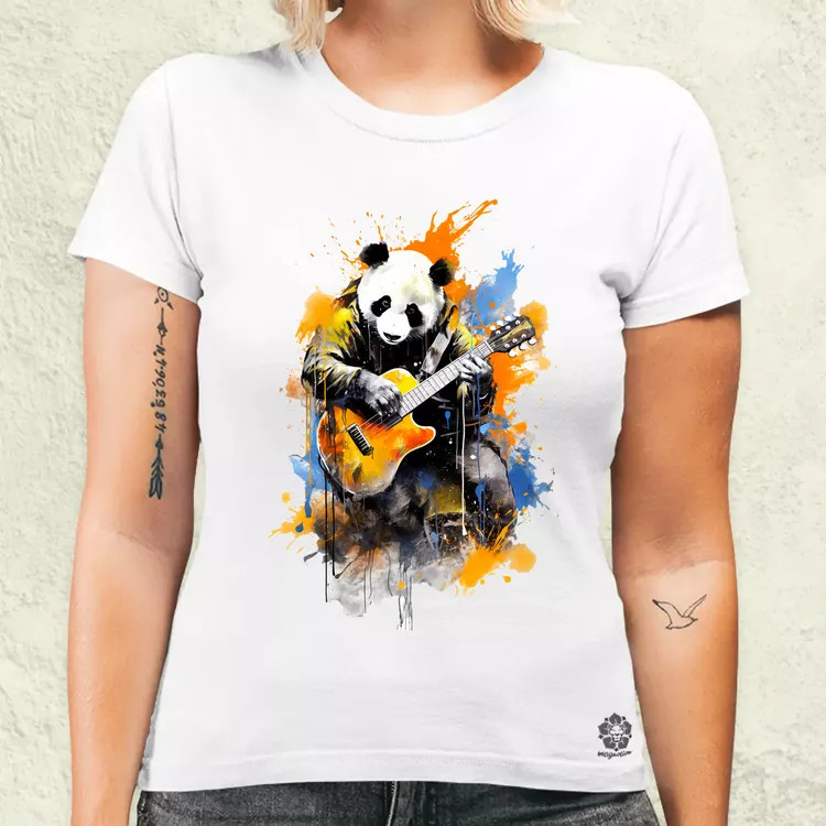 Panda Jam v1 női póló