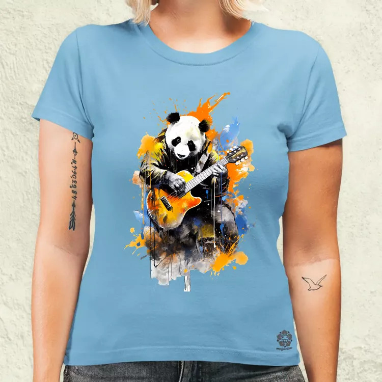 Panda Jam v1 női póló