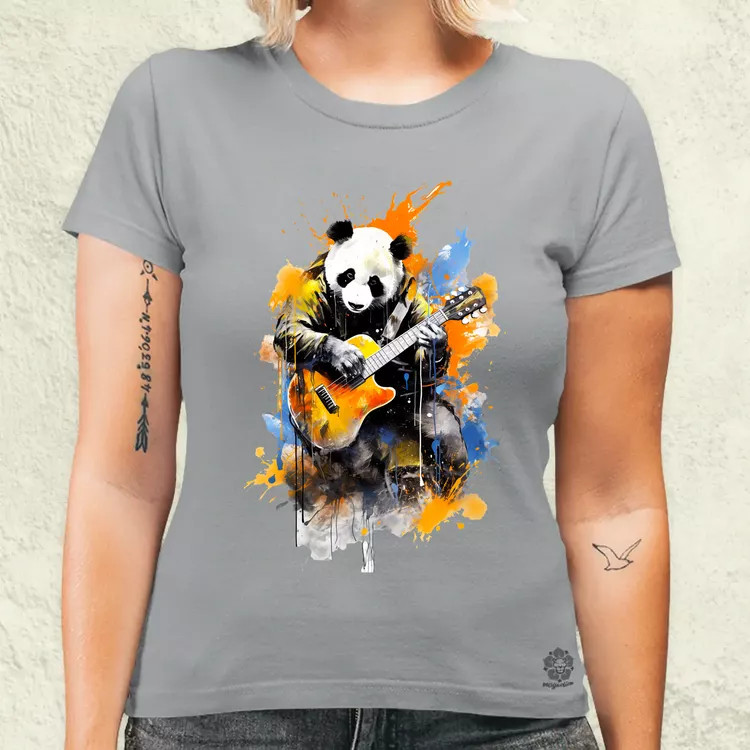 Panda Jam v1 női póló