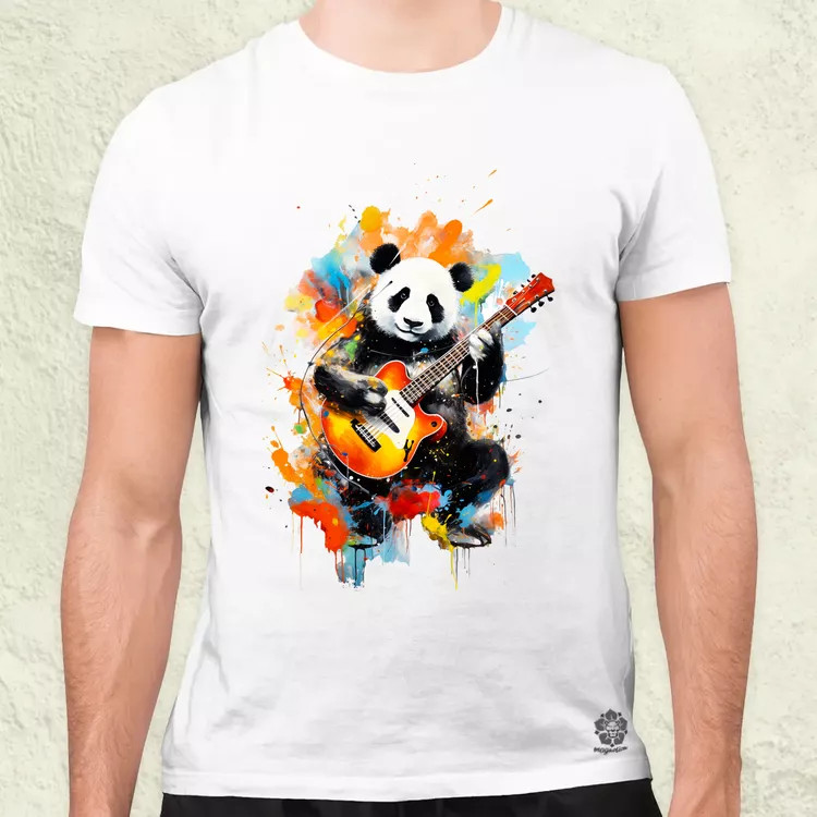 Panda Jam v2 férfi póló