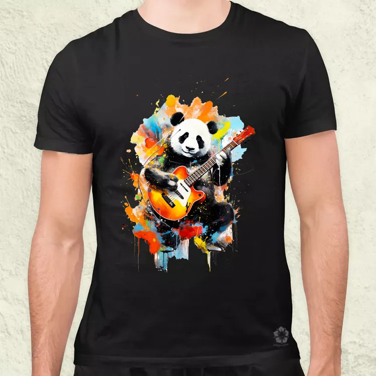 Panda Jam v2 férfi póló