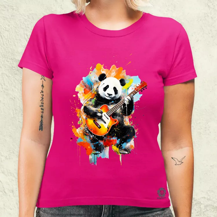 Panda Jam v2 női póló