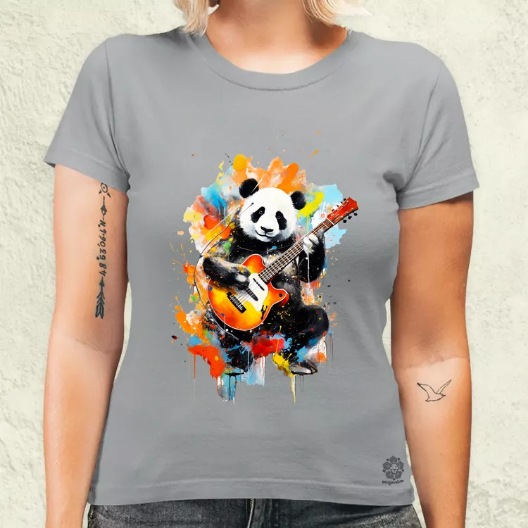 Panda Jam v2 női póló