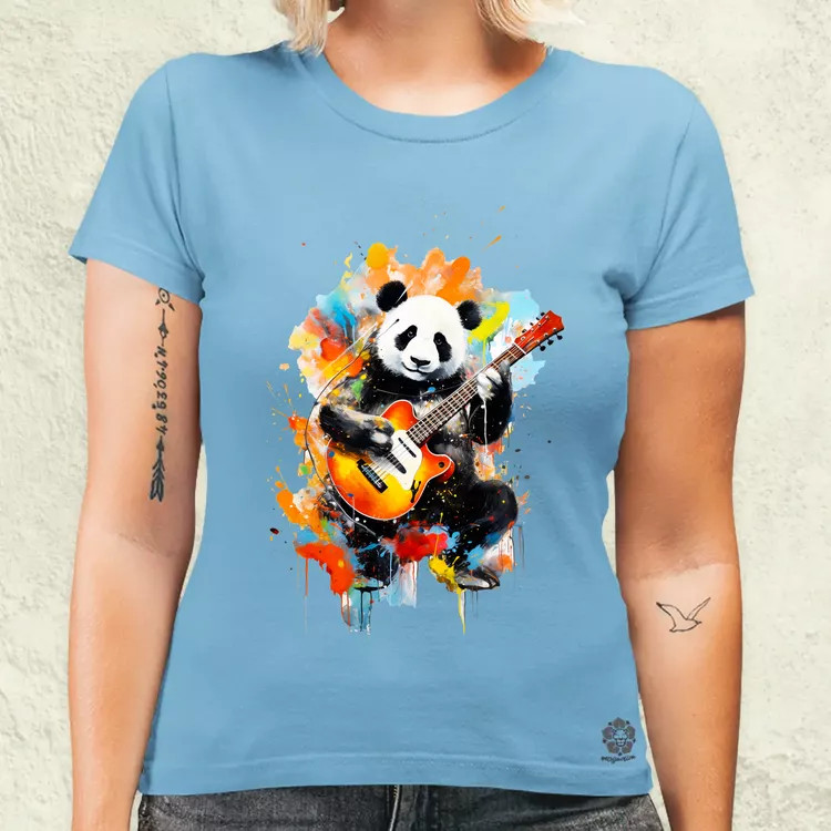 Panda Jam v2 női póló
