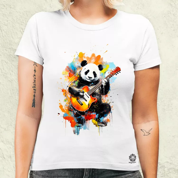 Panda Jam v2 női póló