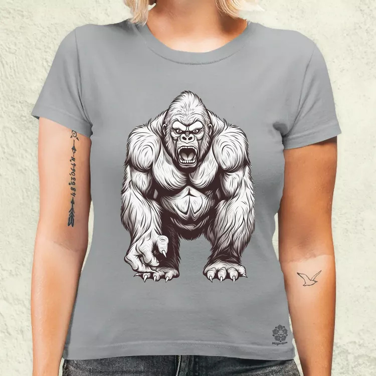 Rajz gorilla v1 női póló