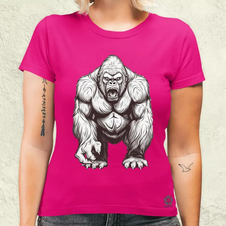 Rajz gorilla v1 női póló