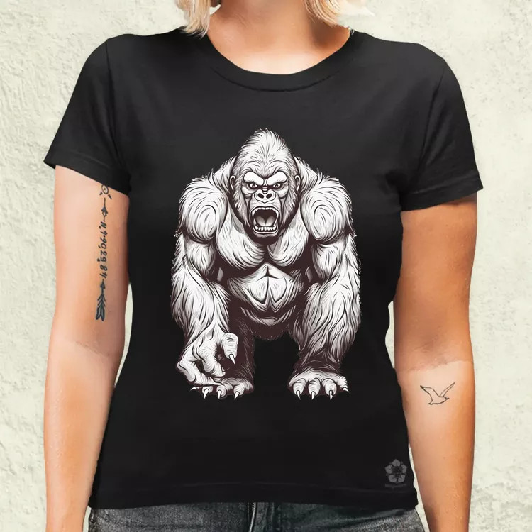 Rajz gorilla v1 női póló