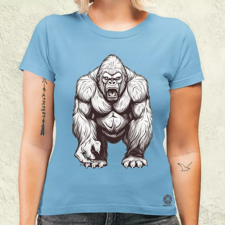 Rajz gorilla v1 női póló