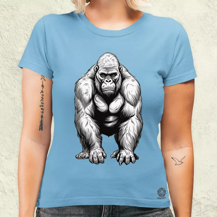 Rajz gorilla v2 női póló