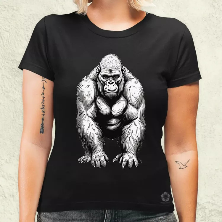 Rajz gorilla v2 női póló