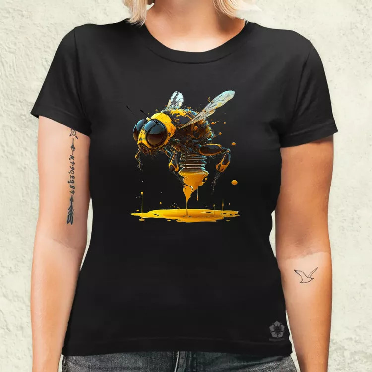 Robot gyilkos méh női póló