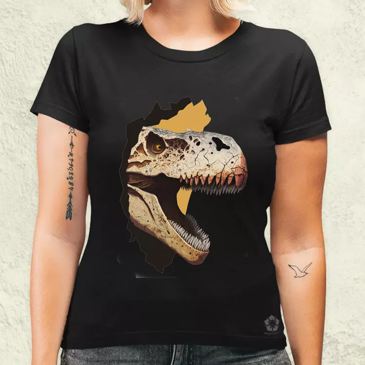 T-rex portré v2 női póló