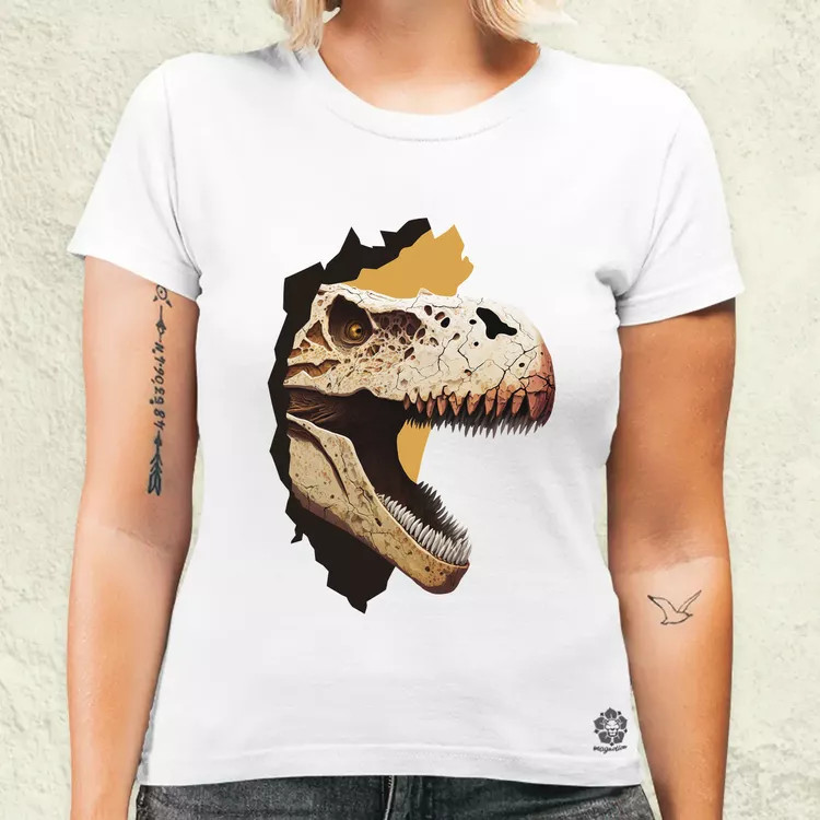 T-rex portré v2 női póló
