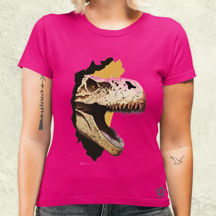 T-rex portré v2 női póló