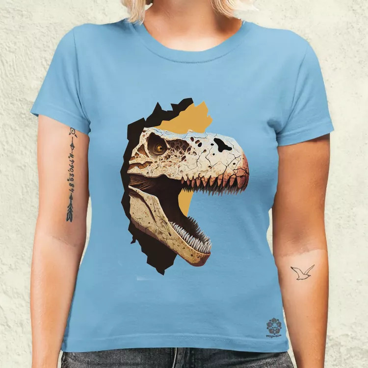 T-rex portré v2 női póló