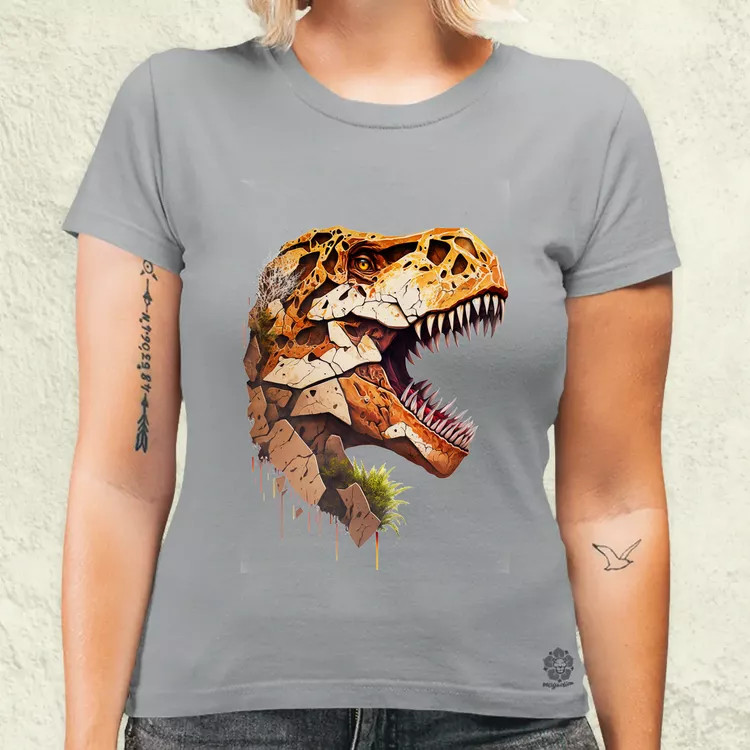 T-rex portré v3 női póló
