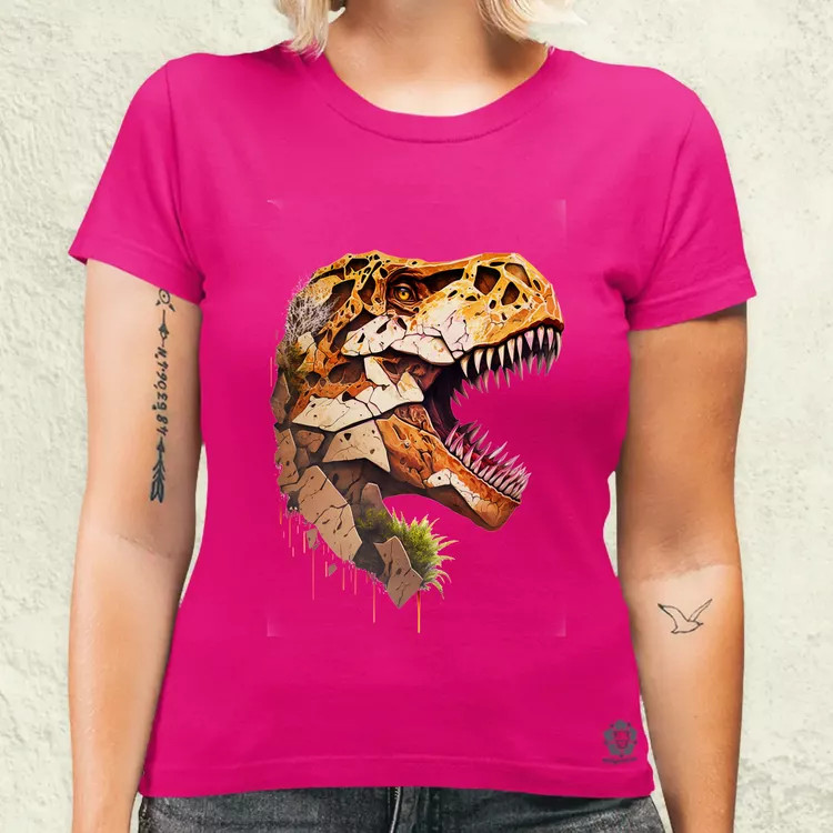T-rex portré v3 női póló