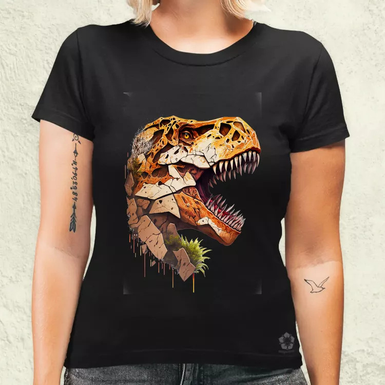 T-rex portré v3 női póló